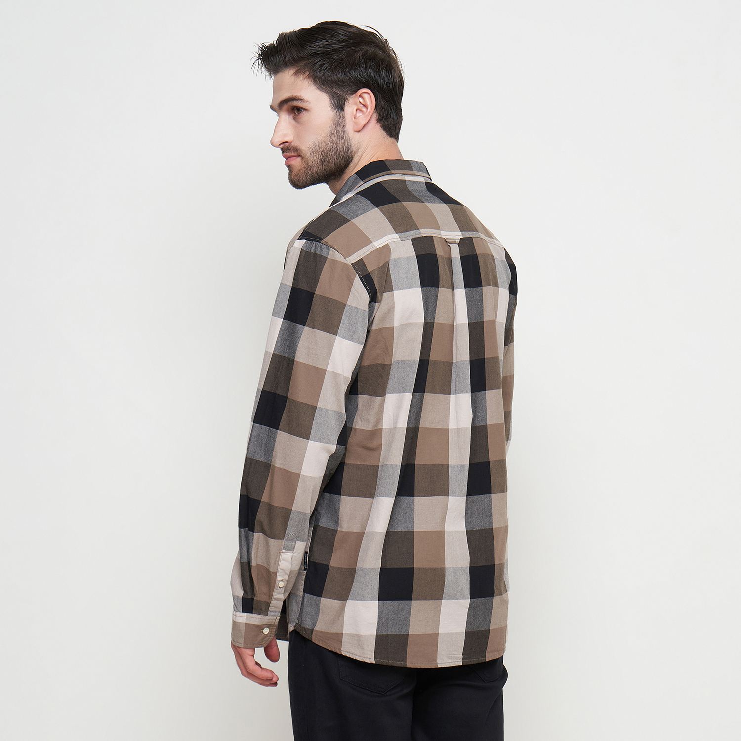 THE GAB'S Kemeja Kotak Pria Reguler Fit AAAC419M0224