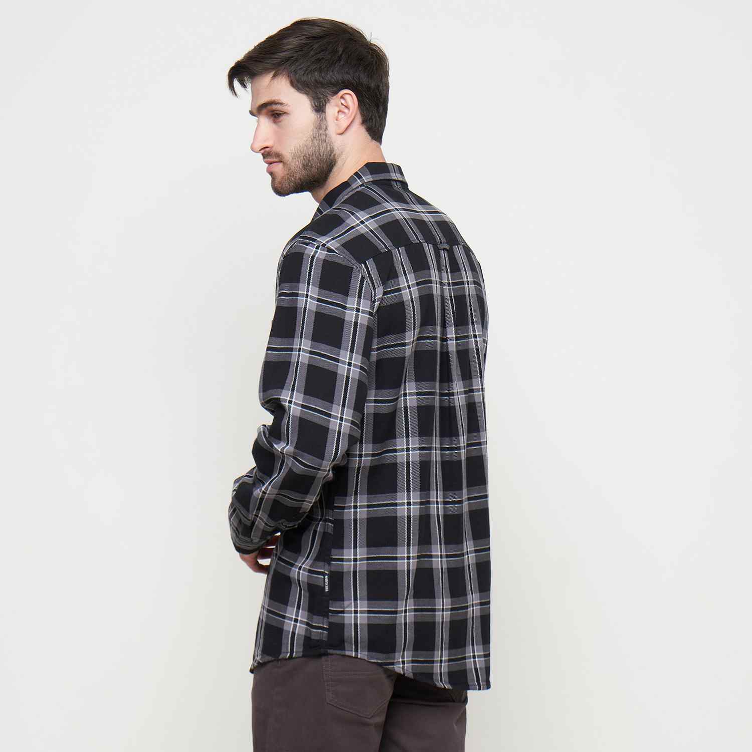 THE GAB'S Kemeja Kotak Pria Lengan Panjang Reguler Fit AAAC425M0224