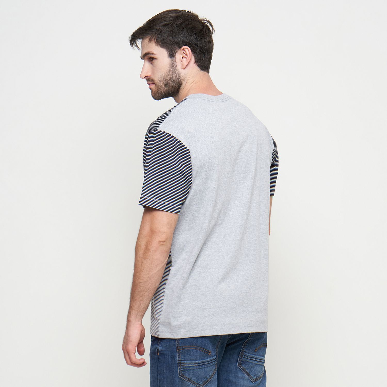 THE GAB'S Kaos Stripe Pria Reguler Fit AAHC338L0124