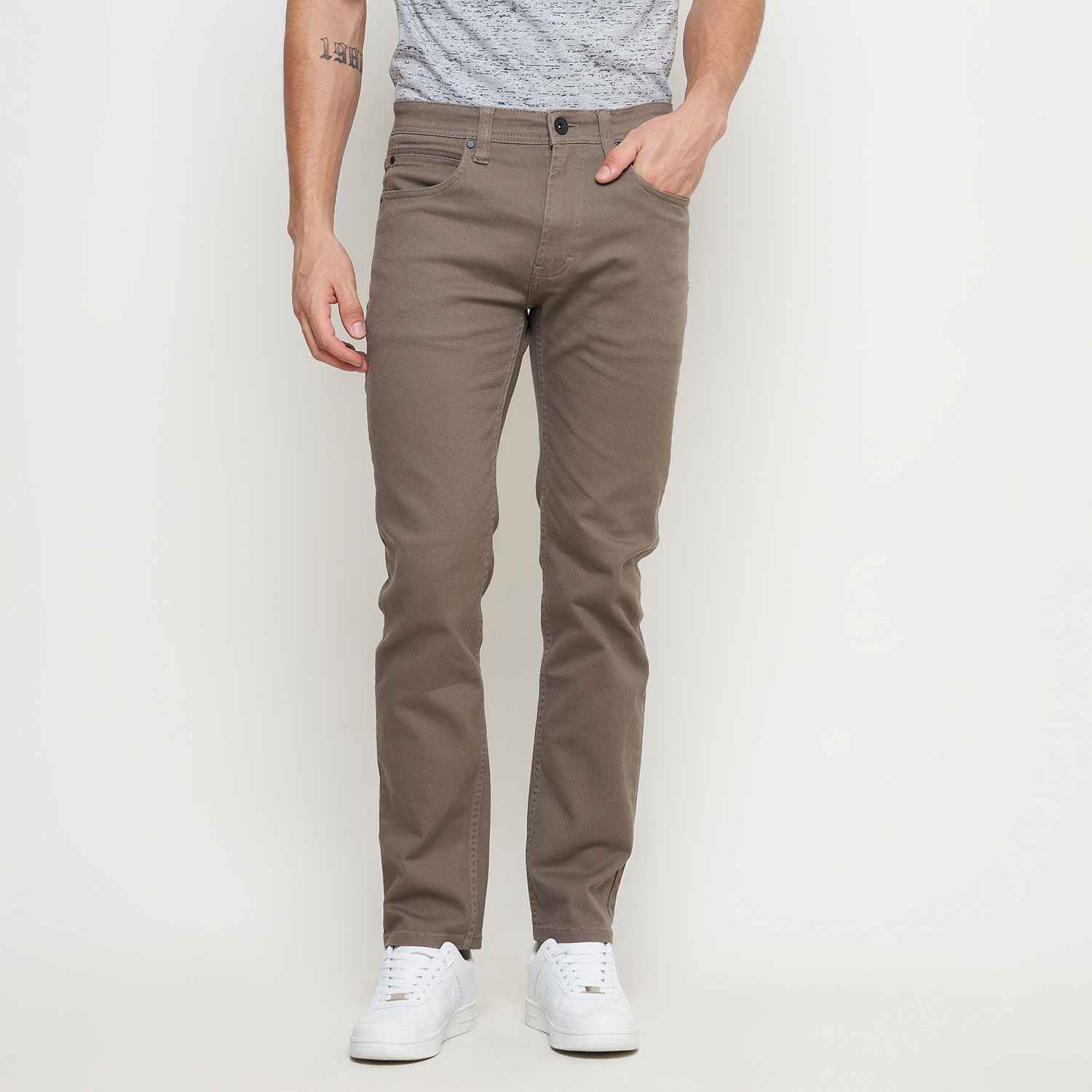 THE GAB'S Celana Panjang Chinos Pria Slim Fit AAUD177J0124