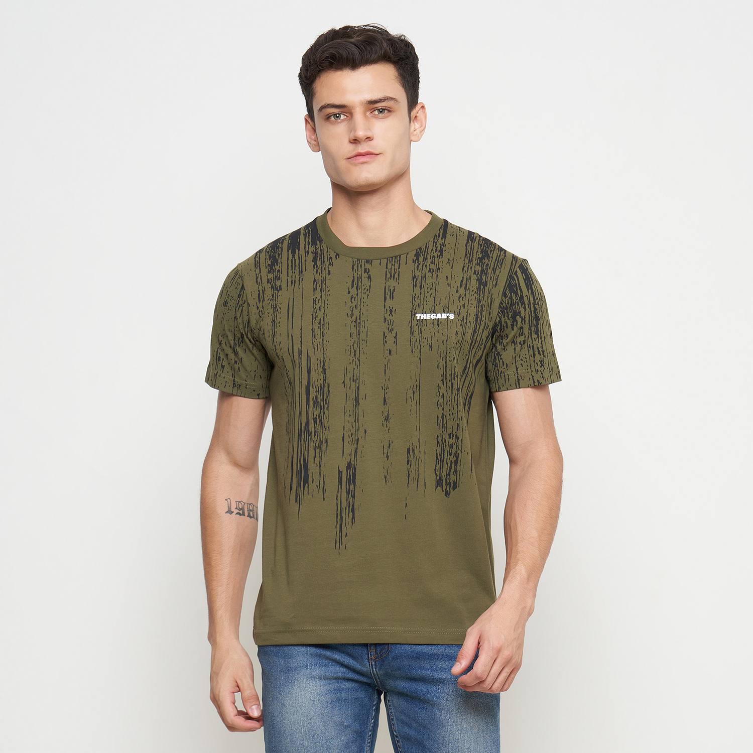 THE GABS Kaos Pria Lengan Pendek Reguler Fit ABHC340J0324