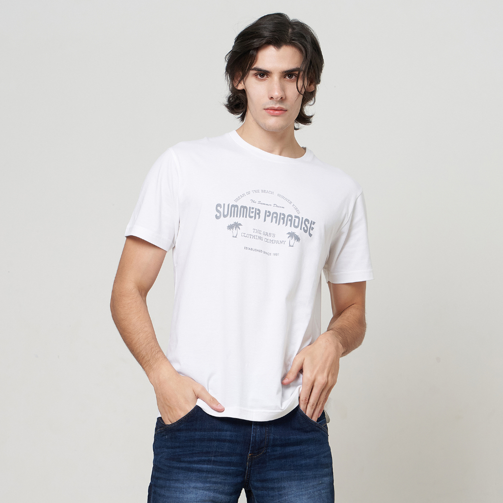 THE GAB'S Kaos Pria Lengan Pendek Reguler Fit AAHC054K022