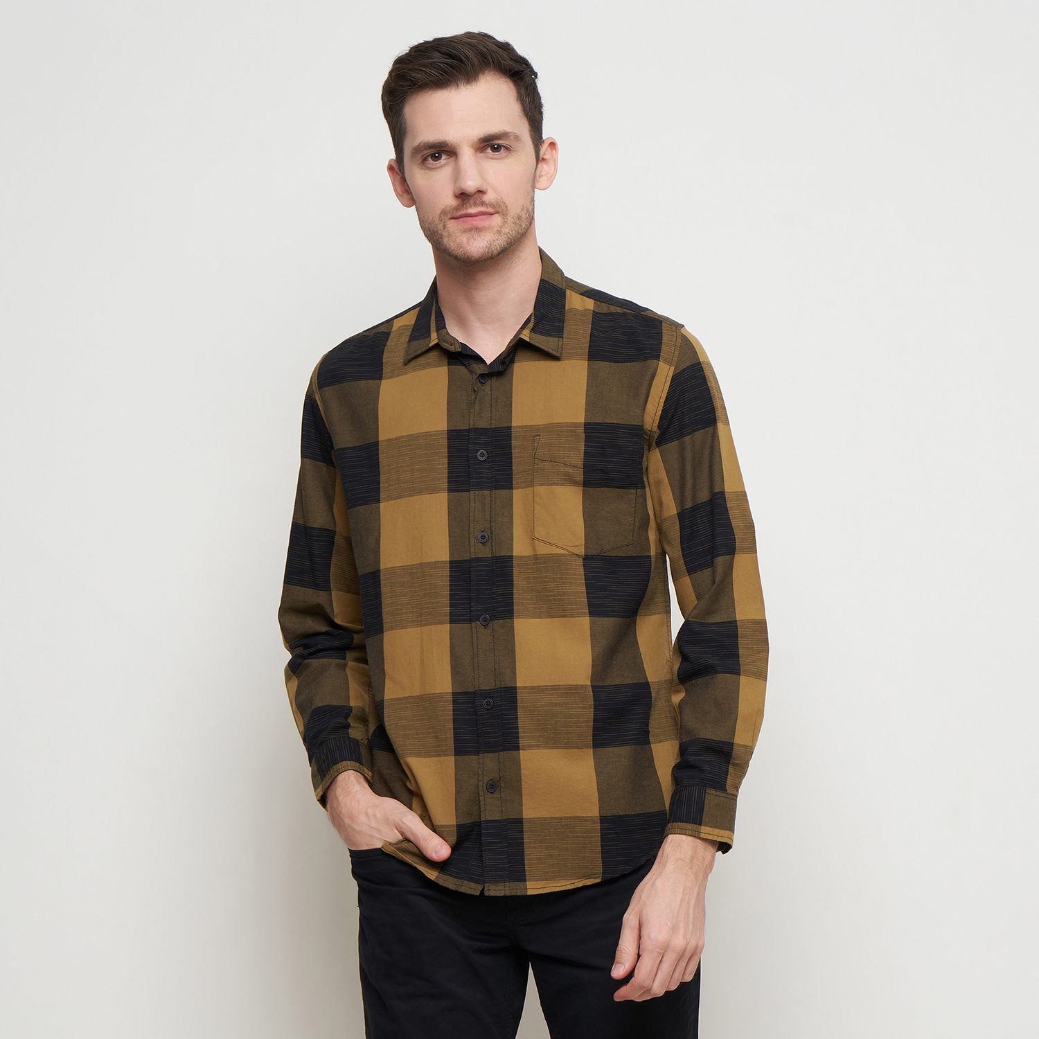 THE GAB'S KEMEJA LENGAN PANJANG PRIA REGULAR FIT AAAC472M0224