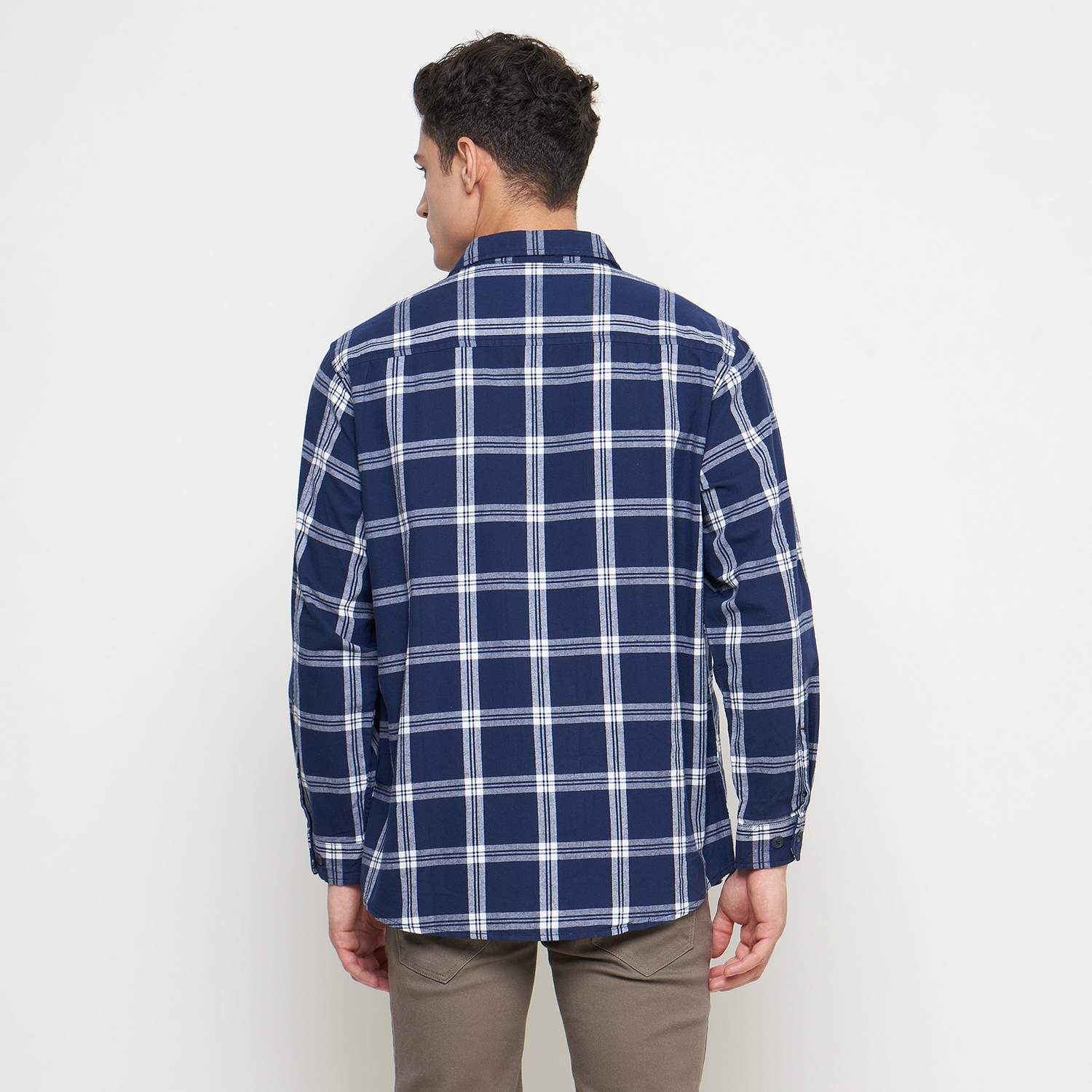 THE GAB'S KEMEJA PRIA LENGAN PANJANG COMFORT FIT MOTIF KOTAK ABAB437M032