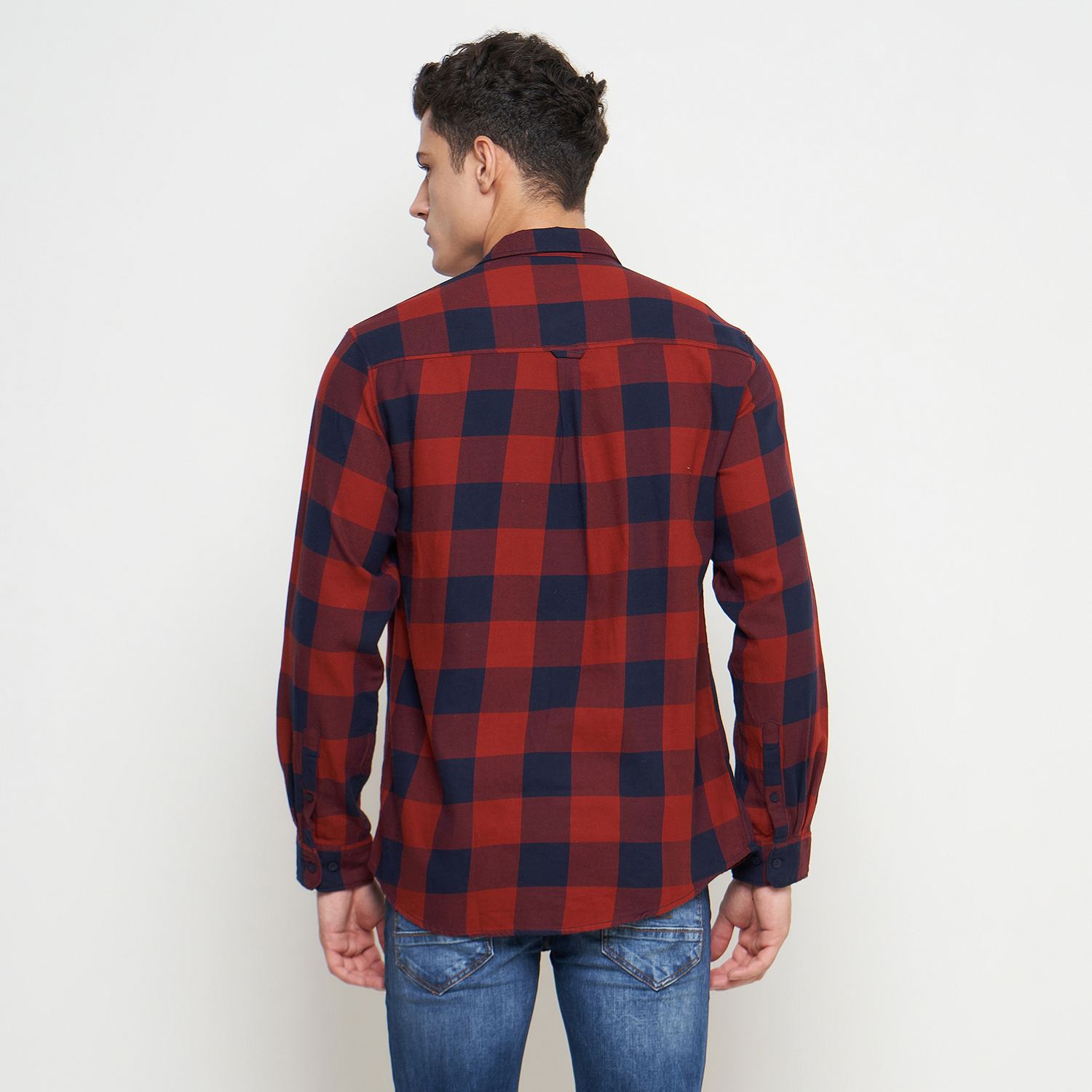 THE GAB'S KEMEJA FLANNEL LENGAN PANJANG PRIA REGULAR FIT ABAC458M0224