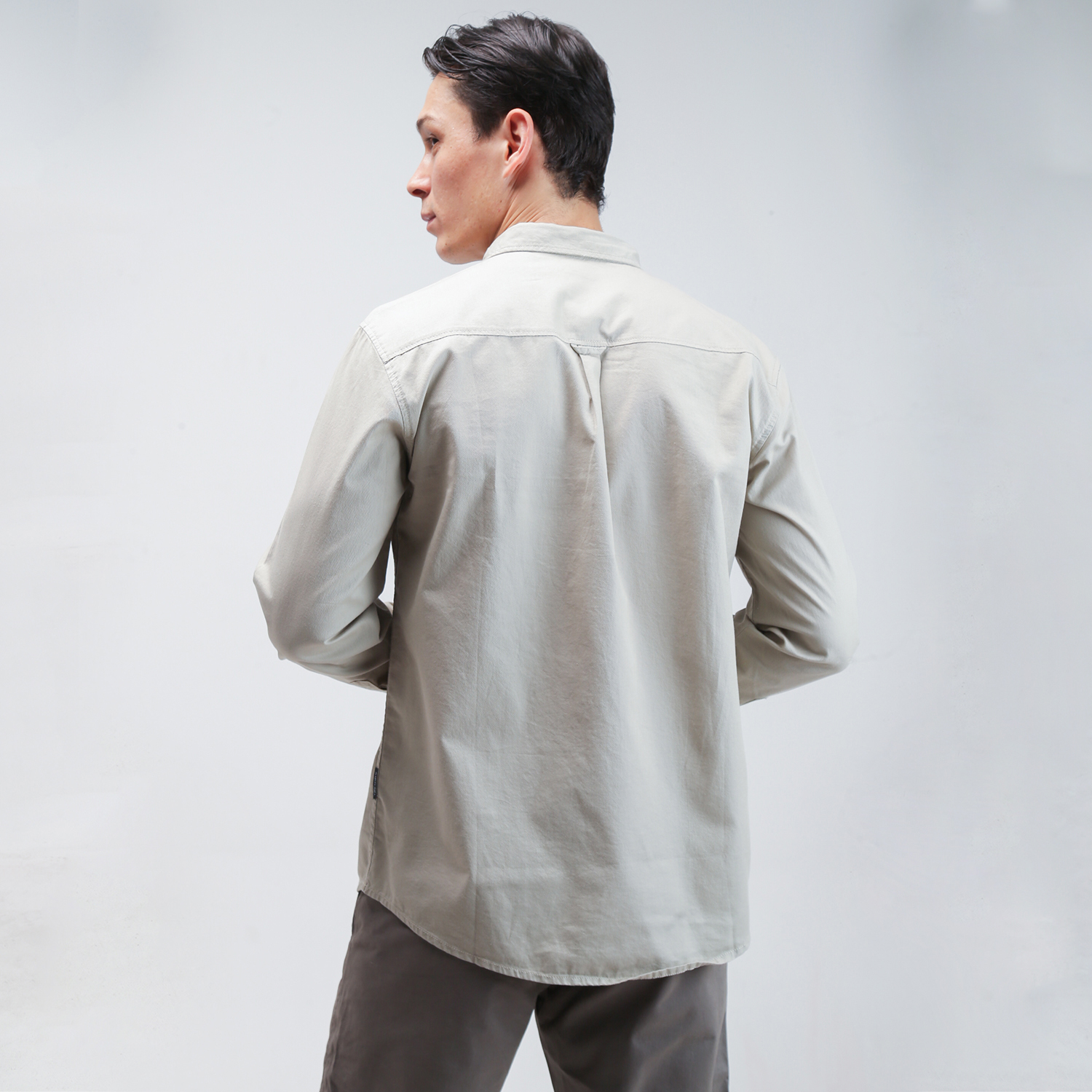 THE GAB'S KEMEJA POLOS LENGAN PANJANG PRIA REGULAR FIT ABAC491J1124