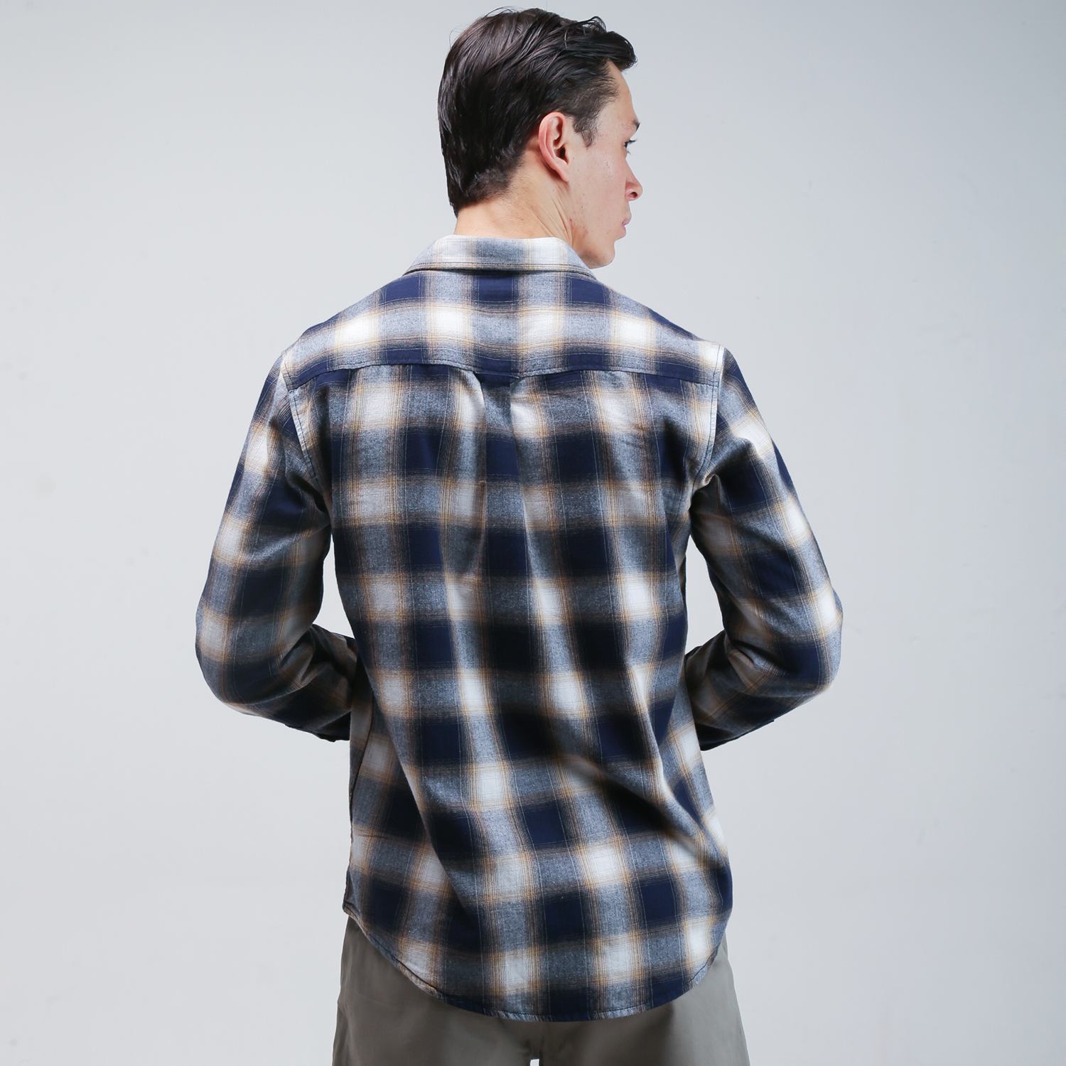 THE GAB'S KEMEJA KOTAK - KOTAK LENGAN PANJANG PRIA REGULAR FIT ABAC498M1124